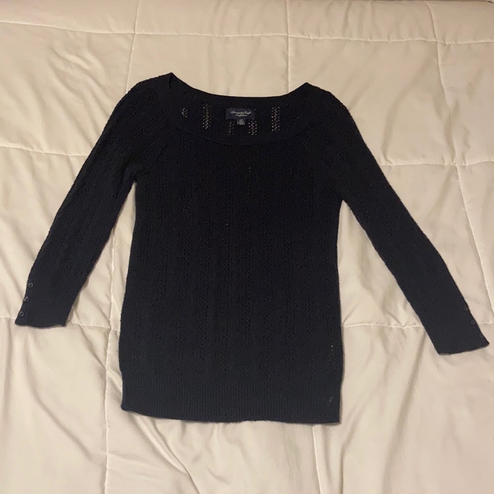 Size S American Eagle Outfitters Navy Sweater